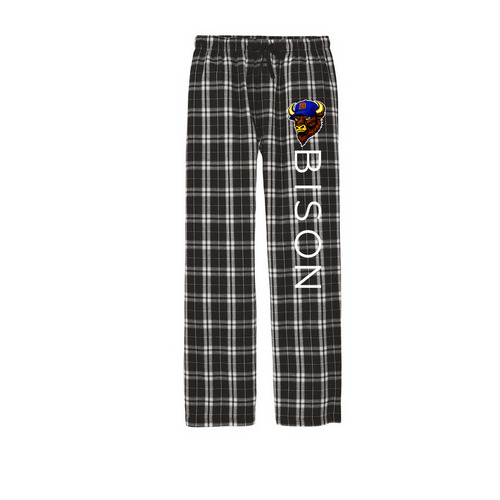 Bison Pants, a Black Flannel Pajama Pant