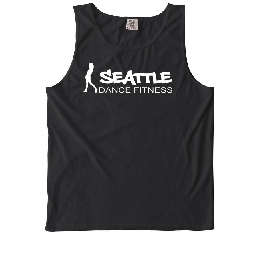 Unisex tanks!, a Black Comfort Colors Tank Top