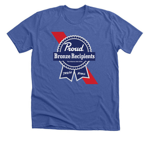Proud Bronze Recipients, a Solid True Royal Premium Unisex Tee