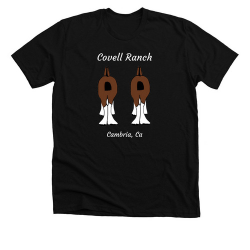 Clydesdale tooshies, a Solid Black Blend Premium Unisex Tee