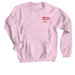 NDN Girls Book Club Sweatshirt, a Light Pink Crewneck Sweatshirt