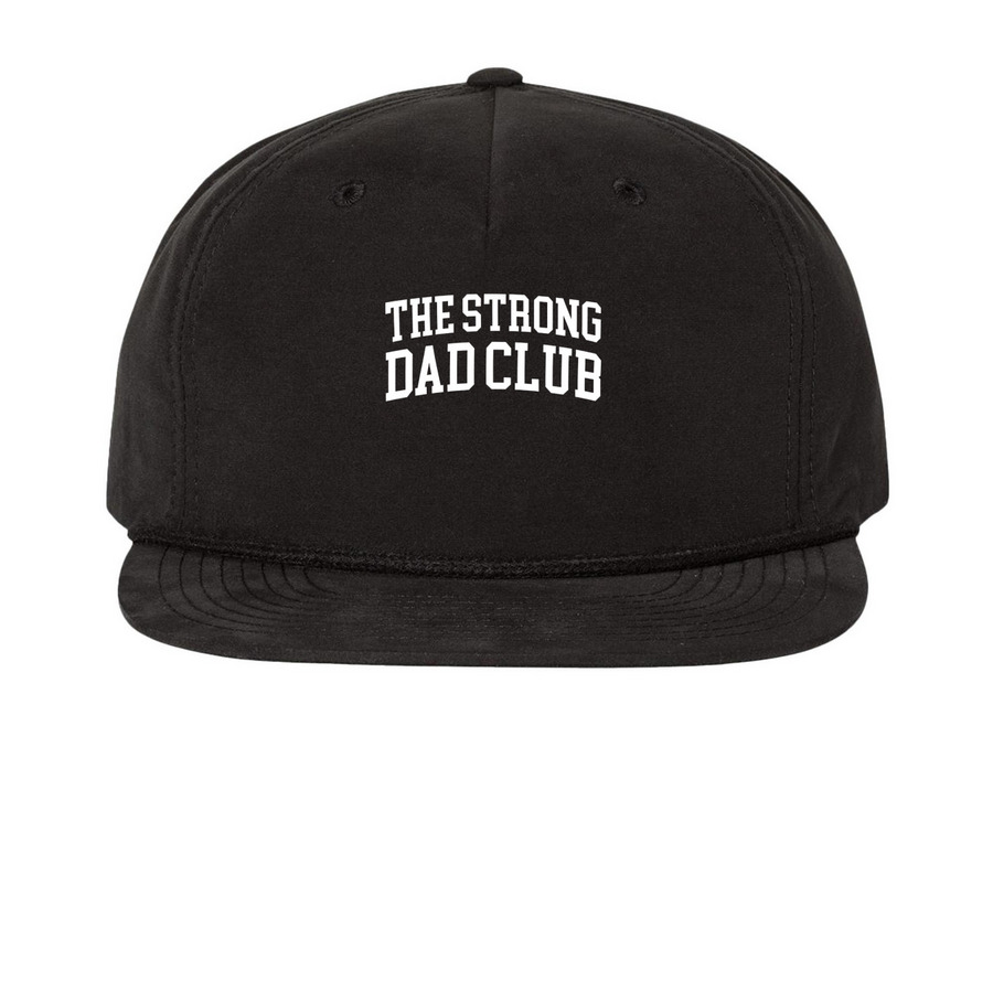 Strong Dad Hats, a Black Printed Umpqua Snapback Cap