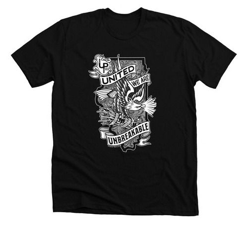 UP x Vintage Karma Pride Shirt, a Solid Black Blend Premium Unisex Tee