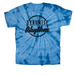 Flower Power Collection, a Baby Blue Classic Tie Dye Tee