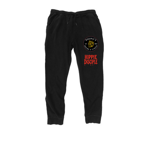 Sweatpants, a Black Midweight Fleece Joggers