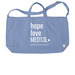 Hope Love MED13L Tote Bag, a Elemental Blue Reclaimist G2G Tote Bag