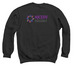 Advocacy Vibes, a Black Crewneck Sweatshirt (back-view)