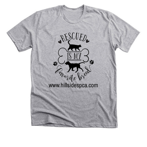Cat & Dog, a Athletic Heather Premium Unisex Tee