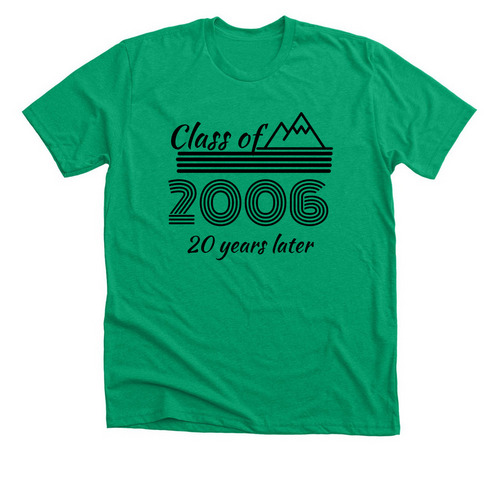 Class of '06 Shirts (Black Graphics), a Heather Kelly Premium Unisex Tee