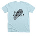 SMUDGE YOURSELF, a Heather Ice Blue Premium Unisex Tee
