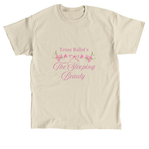 Spring 2026 Sleeping Beauty Merch, a Sand Classic Unisex Tee