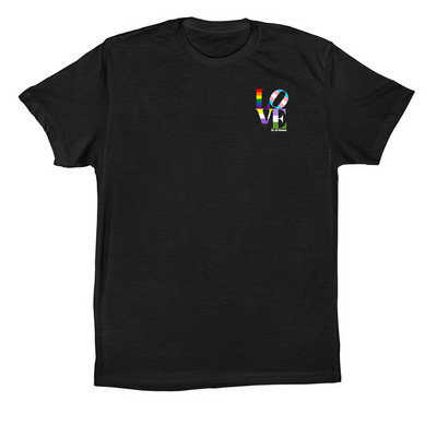 LOVE, a Vintage Black Premium Cotton Tee