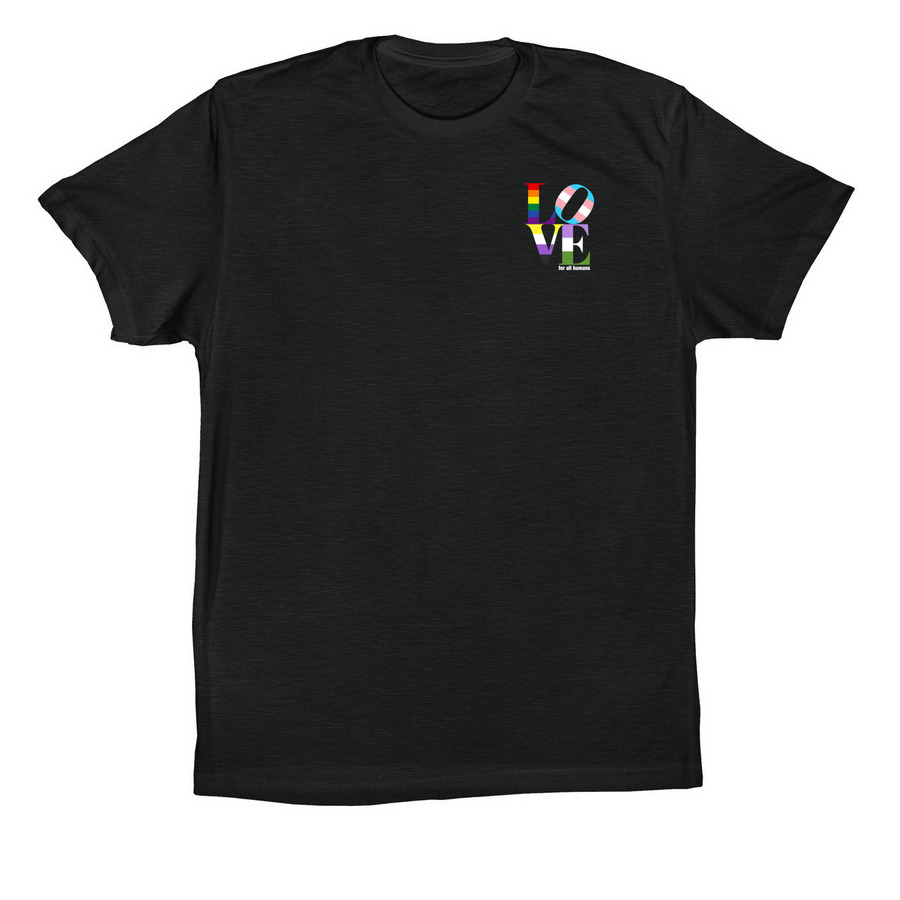 LOVE, a Vintage Black Premium Cotton Tee