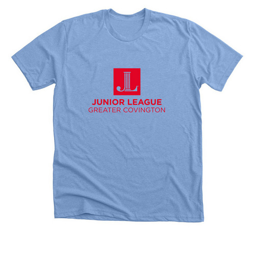 JLGC Game Day: Rebels, a Heather Carolina Blue Premium Unisex Tee