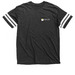 We're Team Library! | Football Jersey, a Vintage Smoke / White Football Jersey Tee
