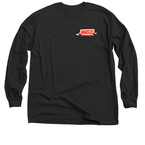 Allergy- work wear, a Black Classic Long Sleeve Tee