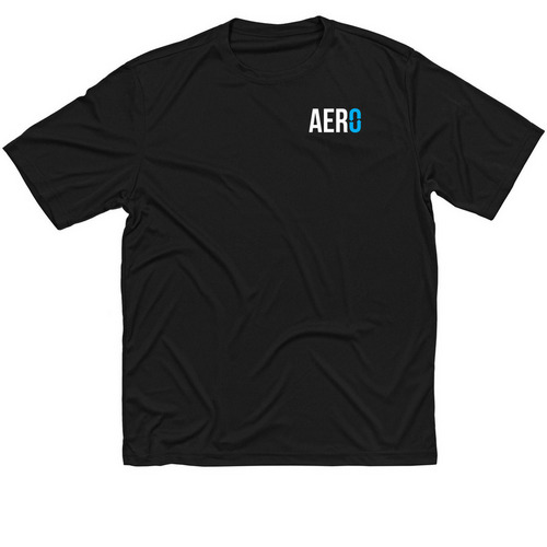 Aero Athletic Wear (Black), a Black Classic Performance Tee