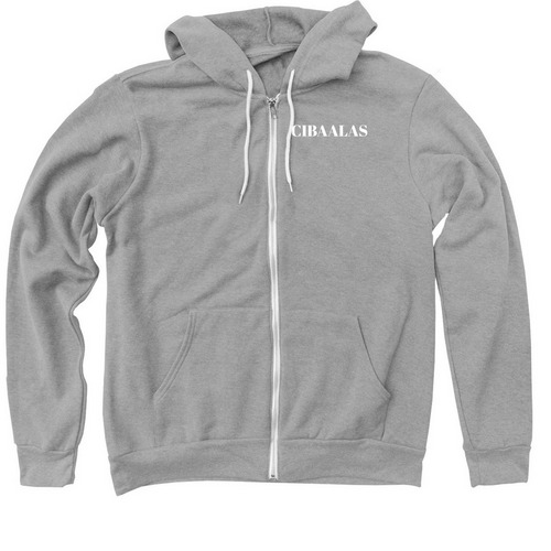 Lab Animal Friends, a Athletic Heather Zip Up Hoodie