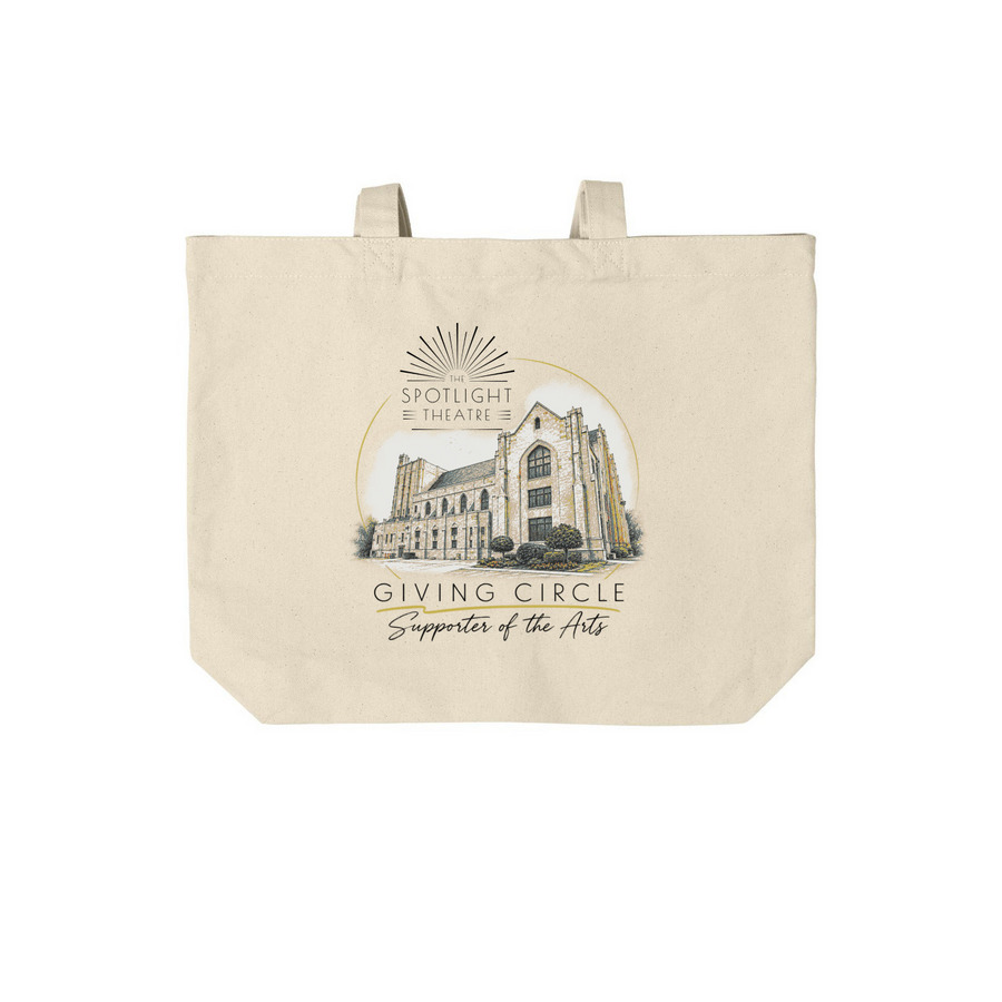 Spotlight Giving Circle, a Natural Cotton Canvas Tote Bag