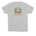 Protect Your Peace - Fox, a Silver Premium Cotton Tee (back-view)