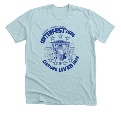 CenterFest 2026 Special Edition, a Heather Ice Blue Premium Unisex Tee