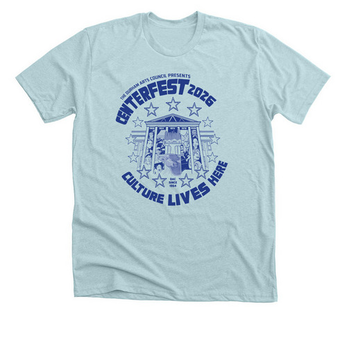 CenterFest 2026 Special Edition, a Heather Ice Blue Premium Unisex Tee