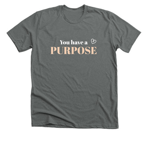 Purpose, a Heavy Metal Premium Unisex Tee