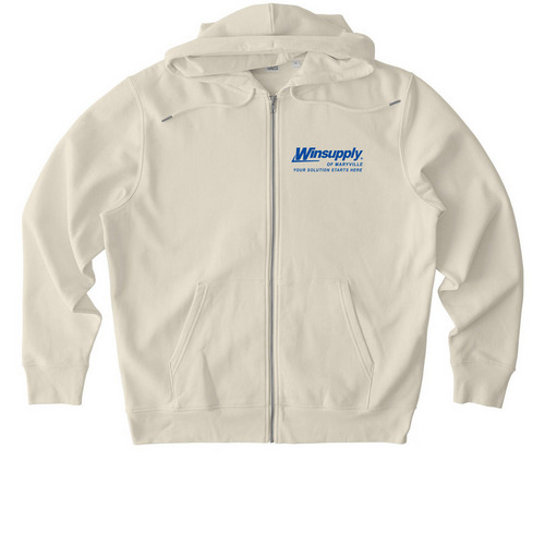 WoM, a Natural Raw Stanley/Stella Unisex Cultivator 2.0 Zip Up Pullover Hoodie