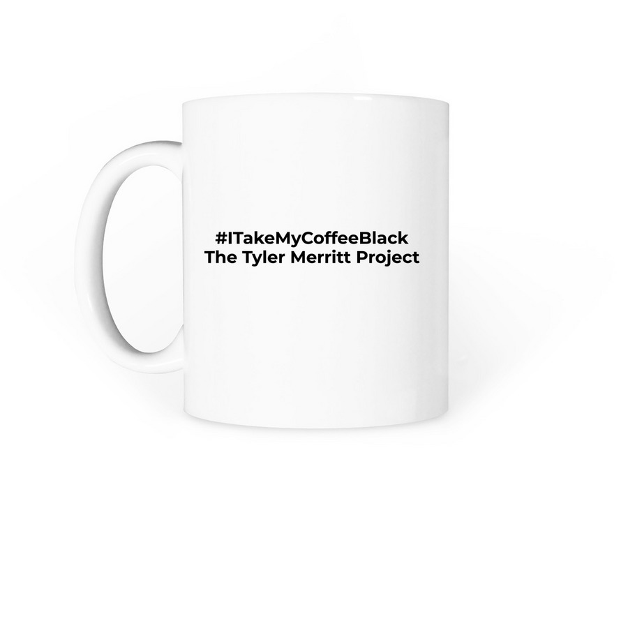 Better Society Gumbo Mug, a White Coffee Mug (back-view)