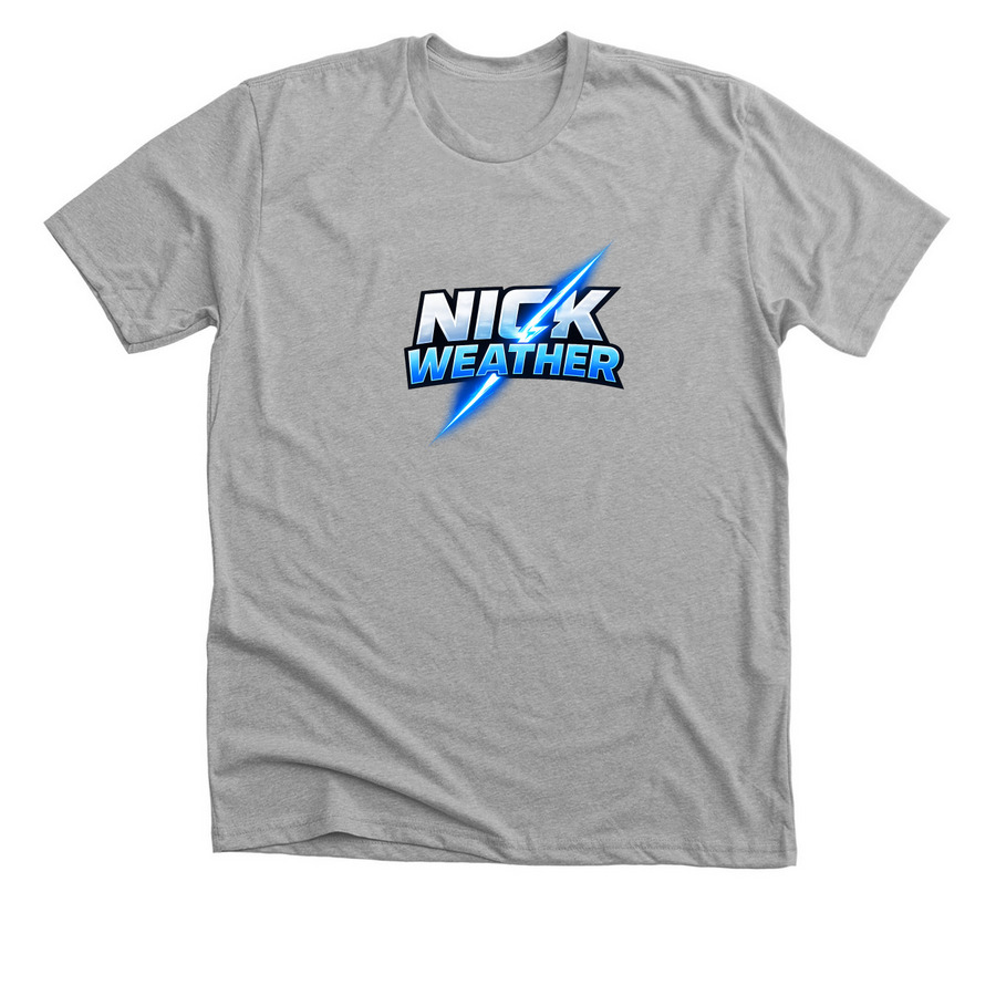 nick weather t-shirt and tank top&nbsp;, a Athletic Heather Premium Unisex Tee