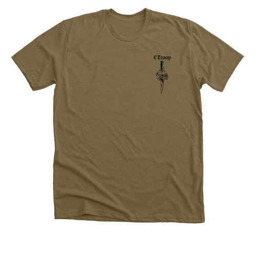 C-TRP, a Heather Olive Premium Unisex Tee