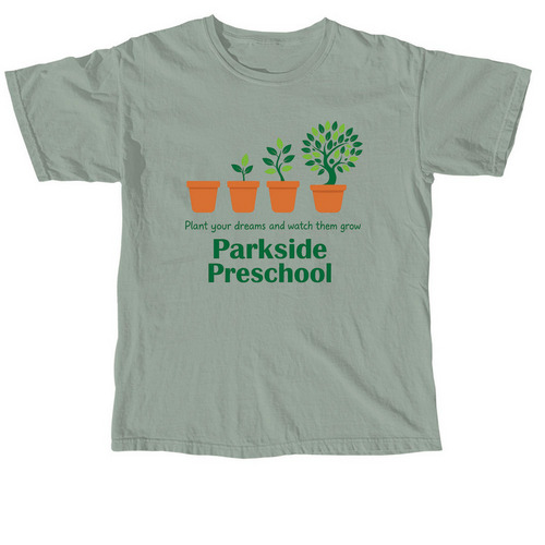 Grow with Parkside, a Bay Comfort Colors Unisex Tee