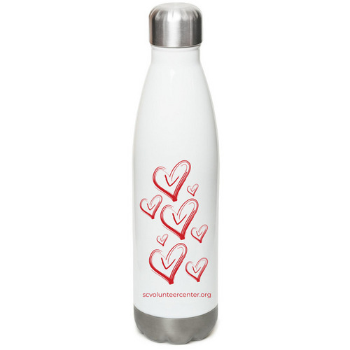 VCSC Water Bottle, a White Stainless Steel Water Bottle