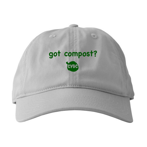 "Got Compost?" Hat, a Dolphin Printed Eco Baseball Cap