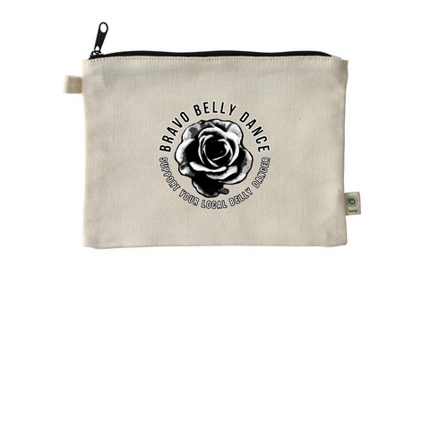 Bravo Belly Dance | Zill Pouches, a Natural 9"x7" Hemp Blend Pouch