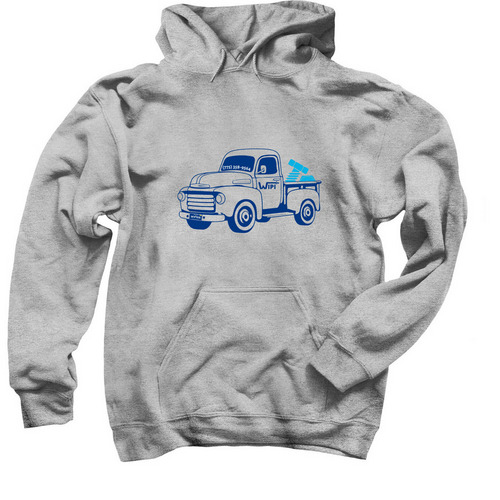 Chevy Truck, a Sport Grey Pullover Hoodie