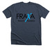 FRAXA Apparel, a Heather Midnight Navy Premium Unisex Tee