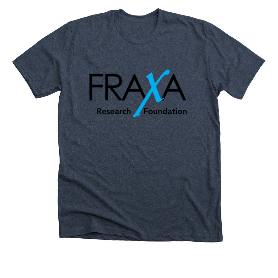 FRAXA Apparel, a Heather Midnight Navy Premium Unisex Tee