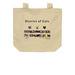 District of Cats Tote Bags, a Oyster Organic Cotton Tote Bag