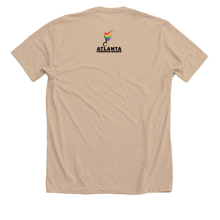 Concert Band, a Heather Tan Premium Unisex Tee (back-view)