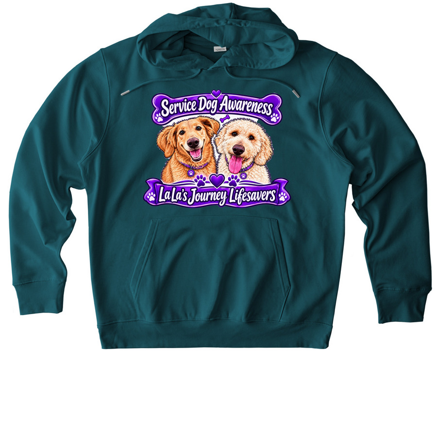 LJ Service Dogs, a Stargazer Stanley/Stella Unisex Cruiser 2.0 Pullover Hoodie