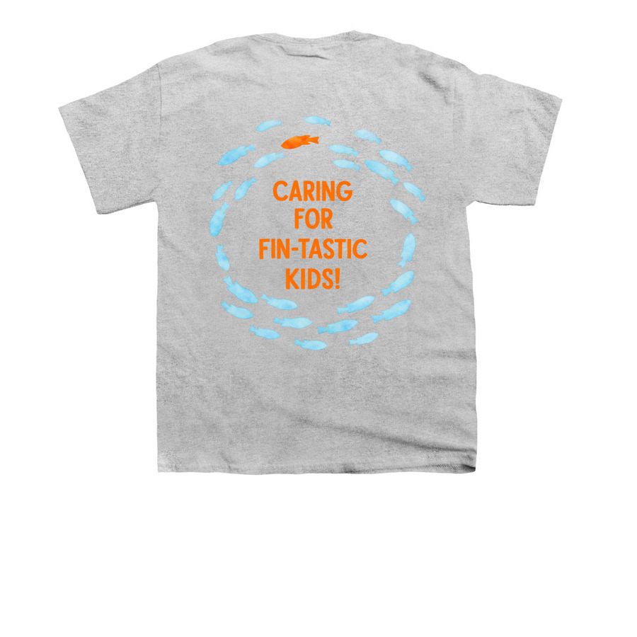 CKHC Aquarium Shirt, a Sport Grey Youth Unisex Tee (back-view)