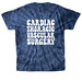 Funky Cardiac, a Navy Classic Tie Dye Tee (back-view)