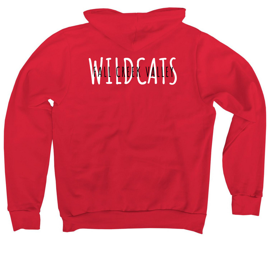 Soccer Dad, a Red Premium Pullover Hoodie (back-view)