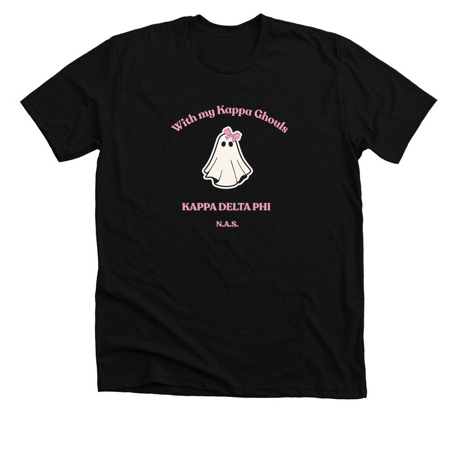Kappa Ghouls, a Solid Black Blend Premium Unisex Tee
