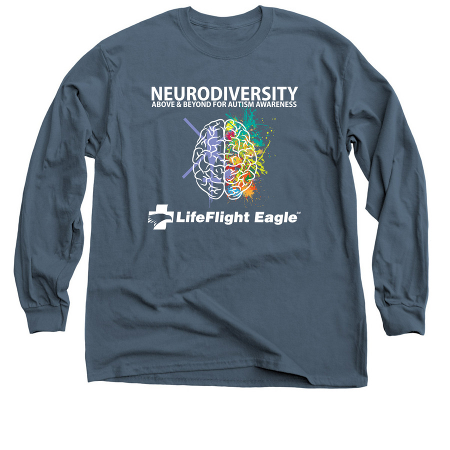 LFE Autism Awareness 2024, a Indigo Classic Long Sleeve Tee