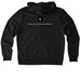 2026 Dark Background Zip Hoodies, a Deep Black Allmade Organic French Terry Zip Up Hoodie (back-view)