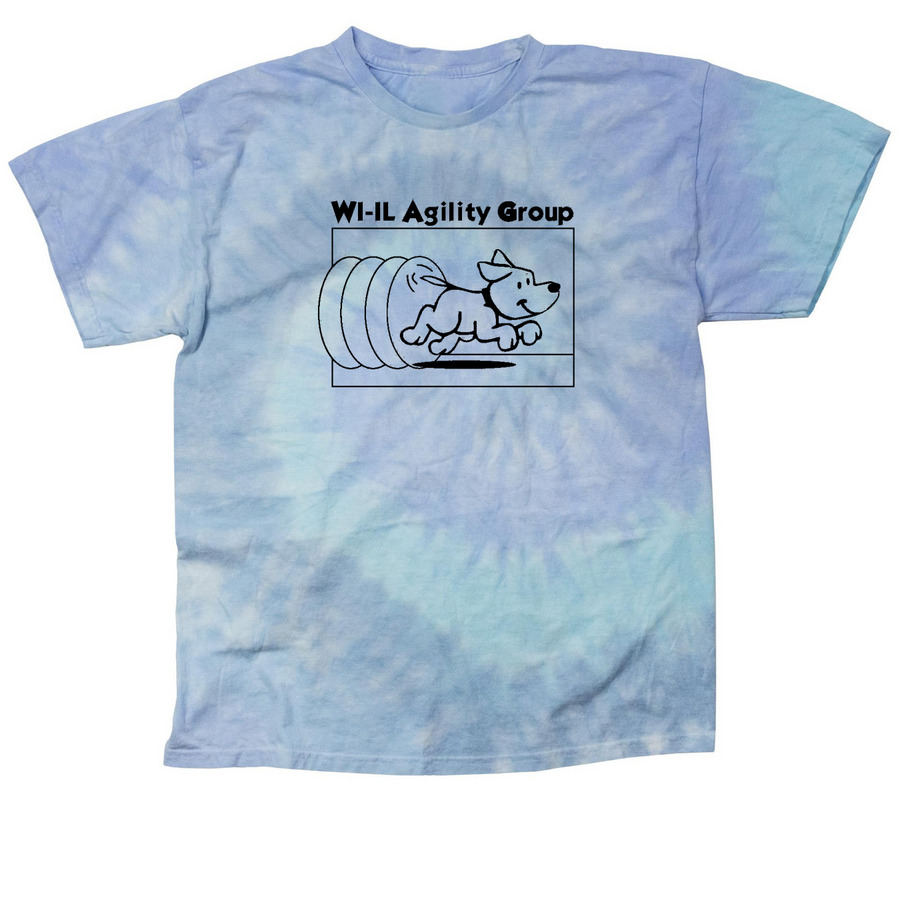 Large Black Logo - Tie Dye, a Lagoon Classic Tie Dye Tee