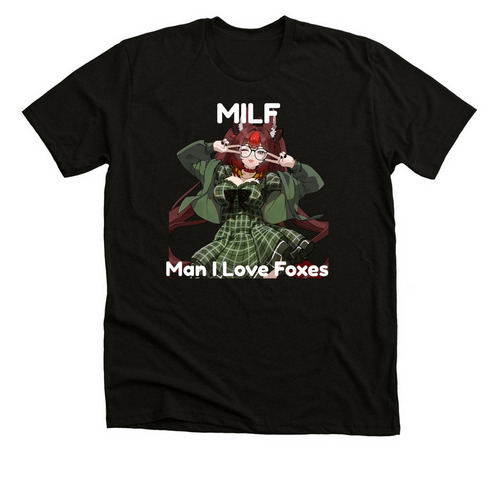 MILF Coffee, a Solid Black Blend Premium Unisex Tee