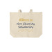 30th Tote Bag: Not Charity, Solidarity, a Natural Cotton Canvas Tote Bag